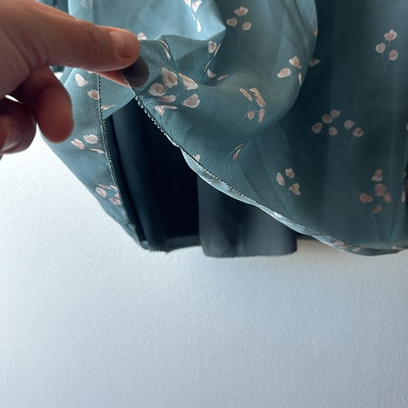 Aritzia Wilfred Casy Dress - shadow blue/sand - Picture 4 of 6